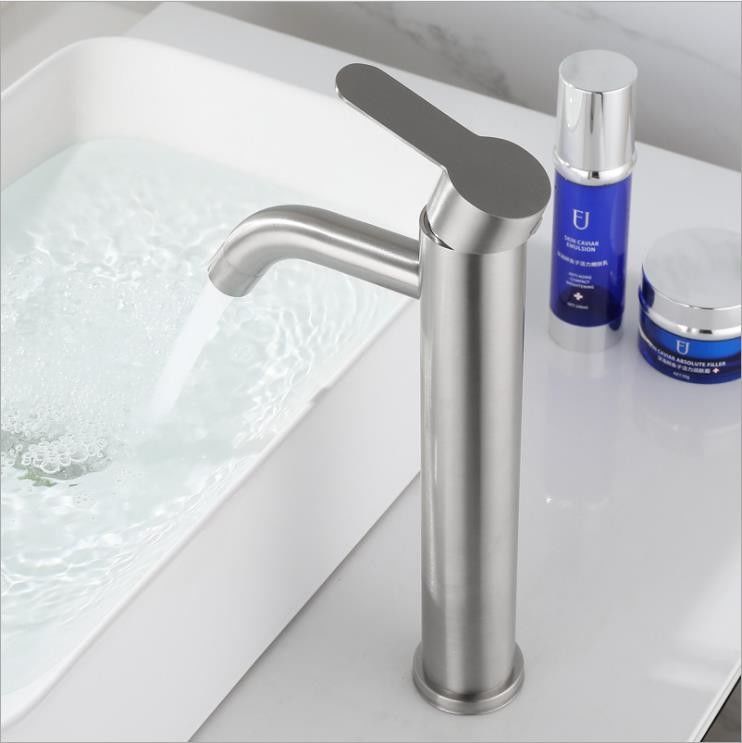 Krom Mat Siyah Altın Sn Finish Sıcak ve Soğuk Tek Kulplu Lavabo Bataryası