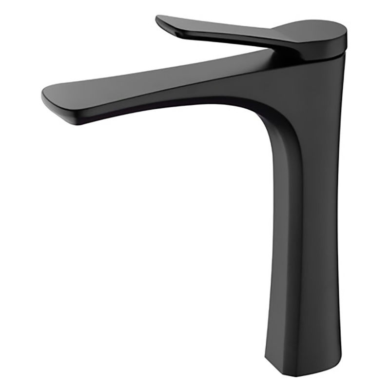 Pirinç Modern Tek Delikli Tek Kulplu Lavabo Bataryası Krom Mat Siyah Altın Gri