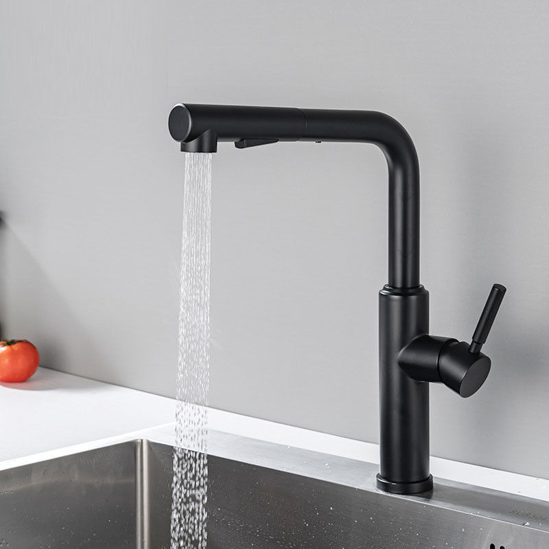Kol Kolu Mat Siyah Krom Sn Beyaz Gri Kaplamalı Lavabo Bataryasını Aşağı Çekin